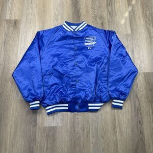 Vintage Jacket Mens XL Arkansas Fraternal Order of Eagles Satin Y2K Westark